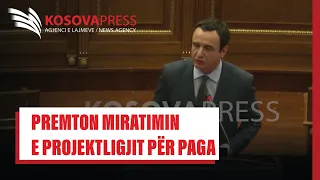 Kurti premton miratimin e Projektligjit për paga, por thotë se s’duhet nxituar