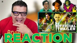LOKI SEASON 2 Official Trailer REACTION!! | Marvel | Tom Hiddleston | Ke Huy Quan | ZANIAC