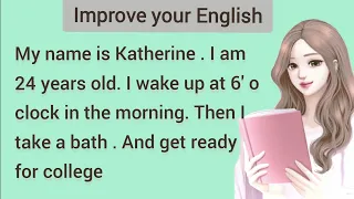 Improve your English || Daily routine|| learn English ||#english