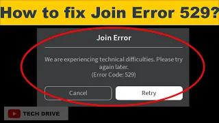 How to Fix We are experiencing technical difficulties. Please try again later (Error Code 529)