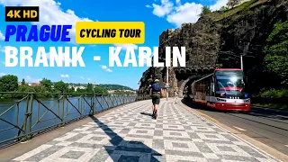 PRAGUE Cycling Tour.  Branik - Karlin