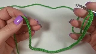 How to crochet a curly cue tutorial