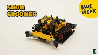 LEGO® Technic Snow Groomer | MOC by  @mic8per | Stop Motion | 42163 Alternate