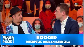 Booder interpelle Jordan Bardella sur le plateau de TPMP