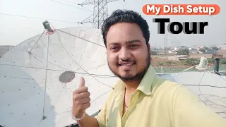 My Dish Setup Tour 🔥| कौन कौन से डिश अंटिना है मेरे पास 🤩 | DD Free Dish | Dish TV