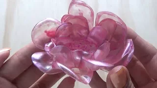 Flores hechas con botellas de plástico recicladas │Candy Bu