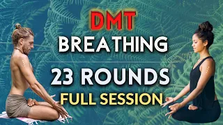 [MACRODOSE!] DMT Breathing Full Session 1hr 15mins | A Mystical Journey Beyond The Known (23 ROUNDS)