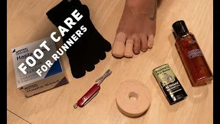 FOOT CARE for Runners | How do Runners look after their feet? | FOOT TAPING DEMO