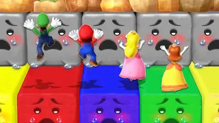 Mario Party 10 MiniGames - Mario Vs Peach Vs Luigi Vs Daisy (Master Difficulty)