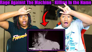 OUR FIRST TIME REEACTING TO Rage Against The Machine - Killing In the Name (Official HD Video)