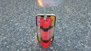 EXPERIMENT: iPhone XR vs Firecracker