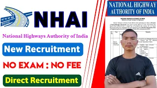 National Highway Authority of India Deputy Manager Technical New Vacancy 2024 // NHAI New Vacancy