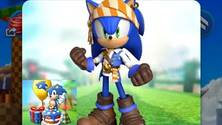 Sonic Dash - Pirate Sonic Event + Sonic's Anniversary - Unlocking Pirate Sonic - Gameplay