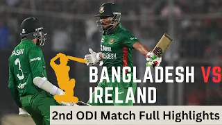 Bangladesh vs Ireland 2023 Match || 2nd ODI Match Full  Highlights || Bangladesh vs Ireland ||