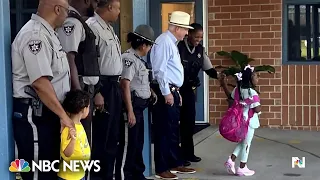 4-year-old daughter of late sheriff’s deputy gets special send-off to first day of school