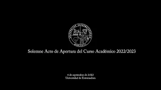 Apertura del Curso Académico 2022/2023