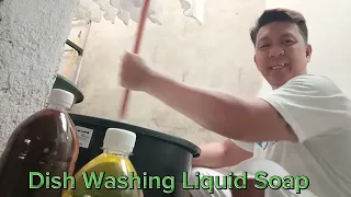 Gumawa ako ng Dish Washing Liquid Soap