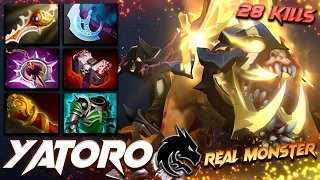 Yatoro Lifestealer 28 Frags Real Mosnter - Dota 2 Pro Gameplay [Watch & Learn]