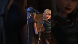 It almost got weird between Tuffnut and Astrid #howtotrainyourdragon #racetotheedge #shorts