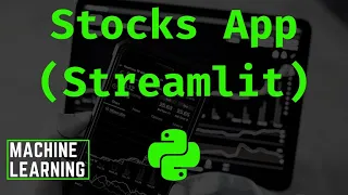 Python ML #06: Stock Prices Web App with Streamlit Framework #streamlit #python #ml