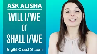 Will vs Shall | Future Simple Tense - Basic English Grammar