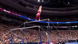 Shawn Johnson - Uneven Bars - 2008 Olympic Trials - Day 1