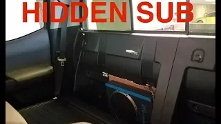 Easiest Loud Subwoofer Install Behind Seat - 2018 Toyota Tacoma