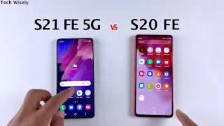 SAMSUNG S21 FE 5G vs S20 FE | Speed Test