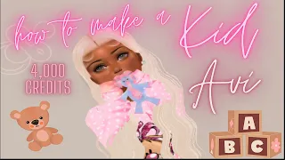 HOW TO MAKE A KID AVI ON IMVU FOR 4,000 CREDITS