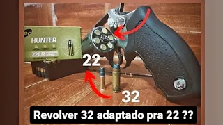 (INÉDITO) REVÓLVER 32 ADAPTADO PRA 22