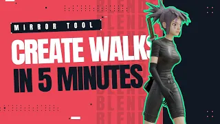 How To Create Walk Cycles in Blender - The Fastest Method