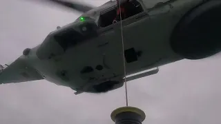 Belgian Air force NH90 SAR, last hoisting of 2022.