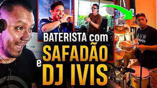Veja OQ o baterista FEZ na GRAVAÇÃO de DJ Ivis e SAFADÃO