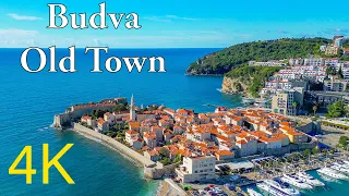 Budva Old Town  Montenegro 🇲🇪 November Walk ☀️ 2023 4K 60fps Walking Tour ▶︎Captions