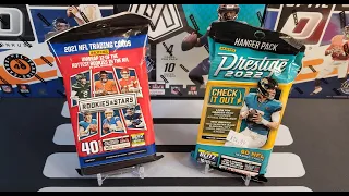👑Ripping for Fun👑 2021 Rookies and Stars Value Pack plus a 2022 Prestige Football Hanger Pack!🤷‍♂️👍