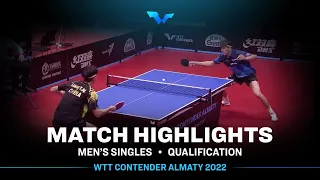 Andreas Levenko vs Liang Yanning | MS | WTT Contender Almaty 2022 (Qual)
