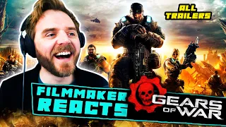 FILMMAKER REACTS: GEARS OF WAR 1 TO 5 | ALL TRAILERS + BREAKDOWN!!