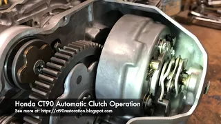 Honda CT90 Automatic Clutch Operation