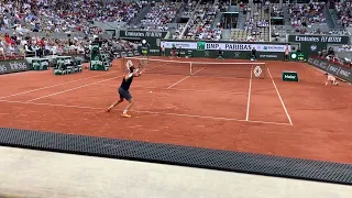 Ruud vs Zverev Court level SF RG 2023