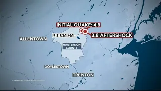 Aftershocks rattle the Philadelphia region after 4.8 earthquake in New Jersey