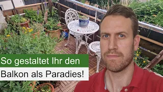 Ein Balkon gegen das Artensterben - So schön kann Umweltschutz sein!