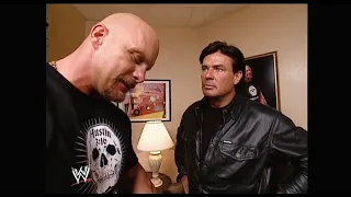 WWE Stone Cold Steve Austin & Eric Bischoff, Backstage Raw 2003 🔥