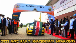 Day 1 highlights | WRC Rally Shakedown Highlights 2023 | Safari Rally Kenya | Naivasha |