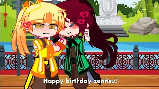Happy birthday zenitsu (tanzen☀️⚡️)