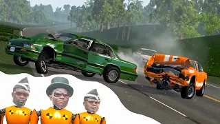 Car crashes Dance coffin MEME #2 BeamNG Drive | Astronomia song