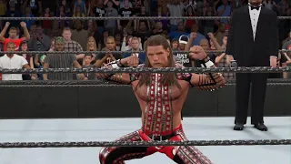 WWE 2K15 best freind bitter rivals part 12 shawn vs hunter IV