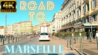 4K Drive | Marseille Corniche Road | French Riviera Ultra Hd