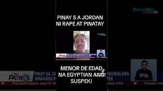 PINAY OFW SA JORDAN NA NI RAPE AT PINATAY NG ANAK NG KANYANG AMO | SUSPEK MENOR DE EDAD NA EGYPTIAN!