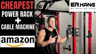 ER KANG Power Cage / Rack and Functional Trainer Review: Is this Cheap Rack Worth it on Amazon?