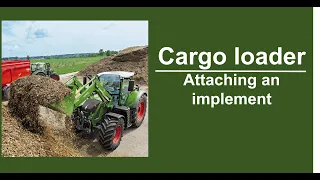 Fendt Cargo loader implement attachment